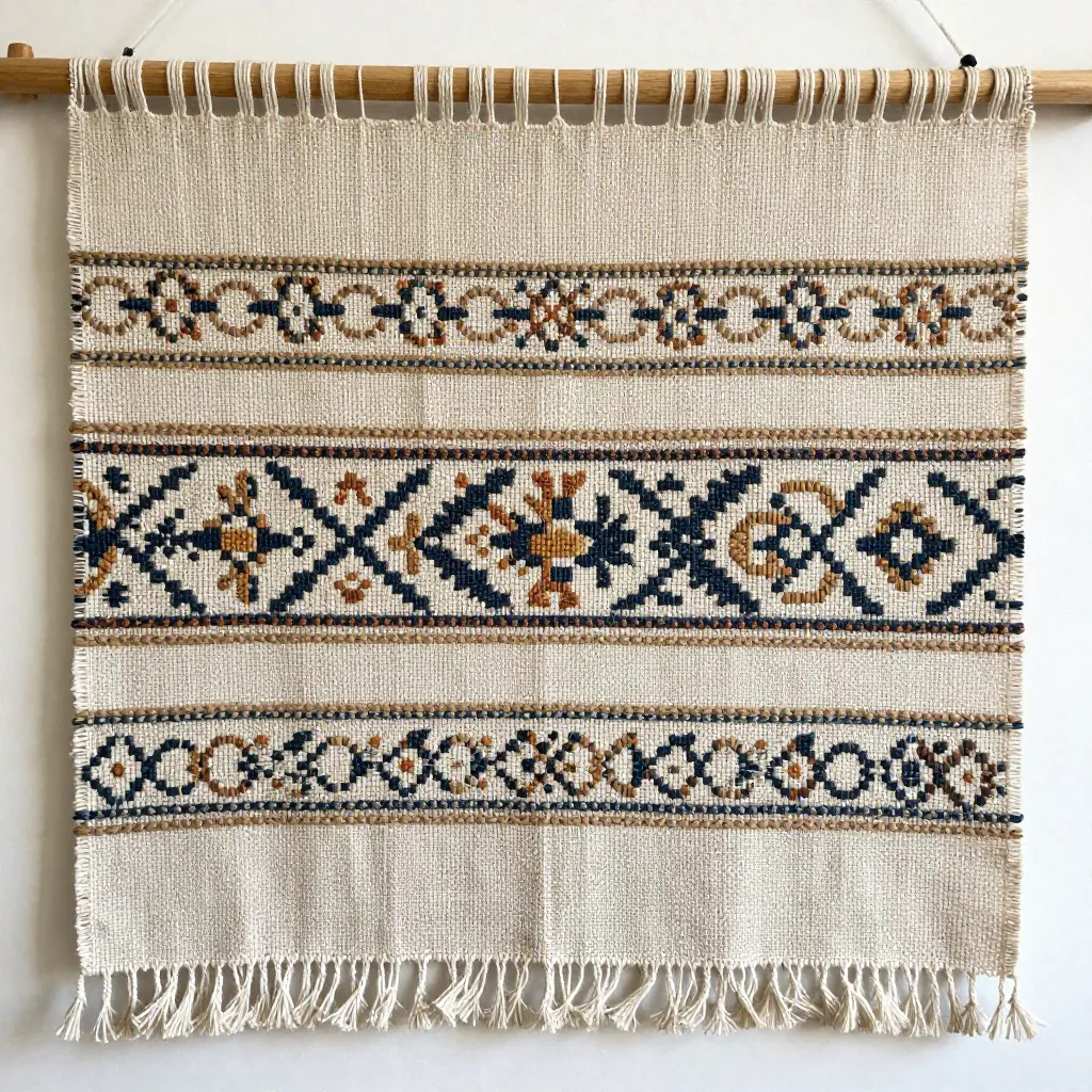 Organic pattern textile with flowing lines and soft texture